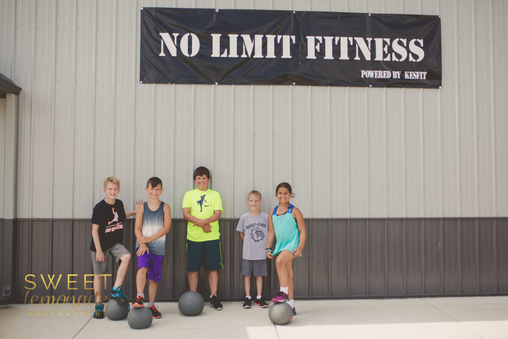 Kids fitness class at No Limit Mahomet