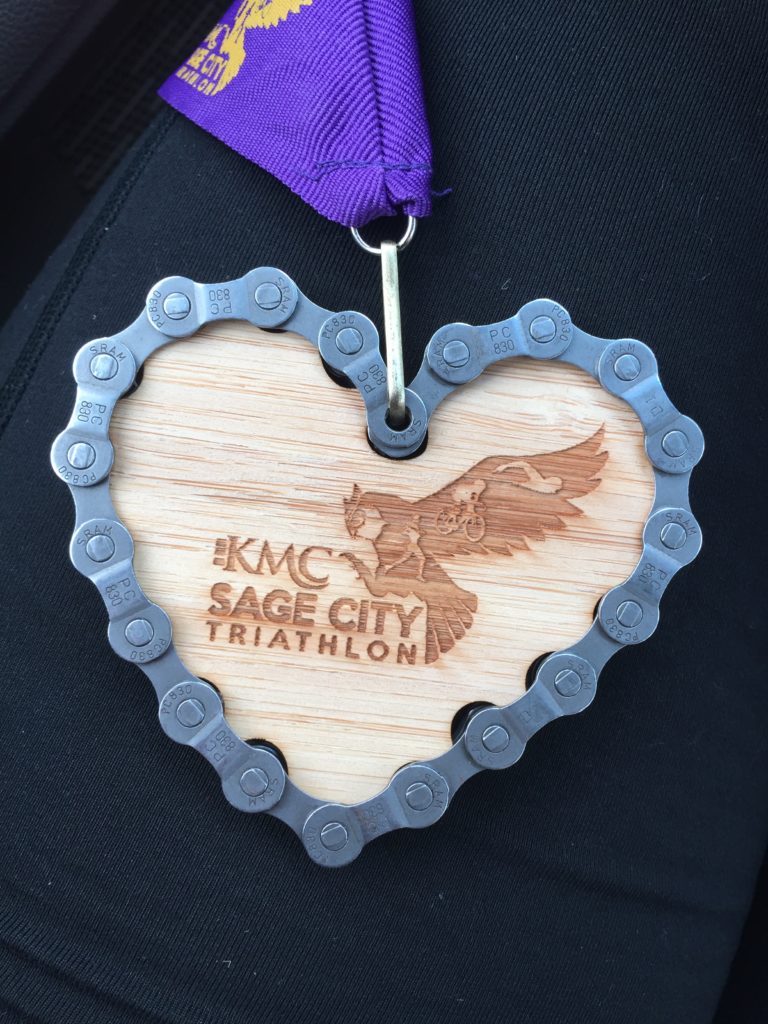 I've done 5k races and such but never been more proud of a Finisher Medal than I am of this one. I earned it by going out of my comfort zone. Love how unique these hand created medals are too.